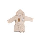 Sebi Bebe Desenli Bebek Bornozu 139 - Bej - Tek Ebat, SBB-139-BEJ4-5Y
