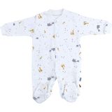 Sebi Bebe Fil Zürafa Bebek Tulumu 9543 - Ekru - 0 - 3 Ay