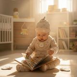 Sebi Bebe Geyikli 5'li Hastane Çıkış Seti 2037 - 0 - 3 Ay - Bej