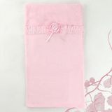 Sebi Bebe Güllü Tül Desen Bebek Battaniyesi 80X90CM 1092 - Pembe
