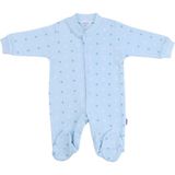Sebi Bebe Yıldız Ayıcık Bebek Tulumu 9540 - Mavi - 0 - 3 Ay