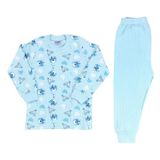 Sebi Bebek Kızıldereli Ayıcık Pijama Takımı, 1 Yaş, IB76533, Mint, erkek-bebek