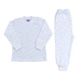 Sebi Bebek Nokta Çiçek Pijama Takımı, 1 Yaş, IB76465, Beyaz, erkek-bebek