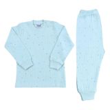 Sebi Bebek Nokta Çiçek Pijama Takımı, 1 Yaş, IB76465, Mint, kız-bebek