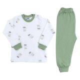 Sebi Bebek Paraşüt Pijama Takımı, 1 Yaş, IB76475, Mint, erkek-bebek