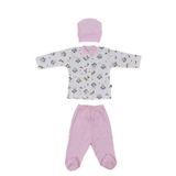 Sebi Bebek Pijama Takımı Desenli Arı Baskılı