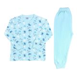 Sebi Erkek Çocuk Kızılderili Ayıcık Pijama Takımı, 4 Yaş, IB73246, Yeşil, erkek-çocuk