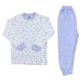 Sebi Erkek Çocuk Yıldızlı Pijama Takımı, 4 Yaş, IB76481, Gri, erkek-çocuk