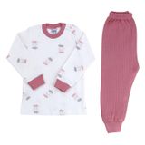 Sebi Kız Çocuk Paraşüt Pijama Takımı, 3 Yaş, IB76475, Gül Kurusu, kız-çocuk