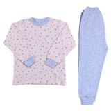 Sebi Kız Çocuk Yıldızlı Pijama Takımı, 5 Yaş, IB76481, Pembe, kız-çocuk