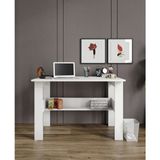 Sebor Çalışma Masası Bilgisayar Masası Ofis Ders Yemek Masası Tamamı Mdf - 118 x 58 - Beyaz