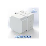 sebox Sıva Üstü Kare Buat Kutu 110x110x122 - 1 Adet