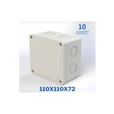 sebox Sıva Üstü Kare Buat Kutu 110x110x72- 10 Adet