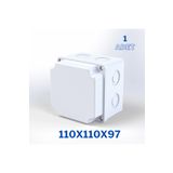 sebox Sıva Üstü Kare Buat Kutu 110x110x97 - 1 Adet