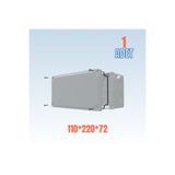sebox Sıva Üstü Kare Buat Kutu 110x220x72 (1 Adet)