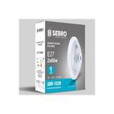 Sebro Elektrik Sensörlü Tavan 360° Hareket Sensörlü Tavan Armatürü Lamba Glop Plastik Kapak ve Gövde