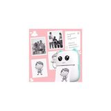 Seburam Collection Taşınabilir Mini Fotoğraf Yazıcı Kablosuz Bluetooth Uyumlu Pembe Mini Printer - Beyaz