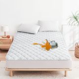 Seburam Mikro Kapitoneli Fitted - Çift Kişilik - Tek Kişilik - Bebek Alezi Yatak Koruyucu Sıvı Geçirmez Alez - Beyaz - 70 x 140 cm