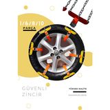 Seburam Yeni Araç Kar Zinciri Araba Kış Zinciri Takmatik Zincir Özel Tasarım Zincir GS-0002-ZINCIR - L-8 ADET