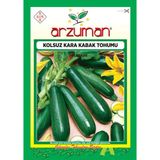 Sebze Kolsuz Kara Kabak Tohum 10 Gr