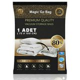 Seç & Al Magic Saver Bag Büyük Boy Vakumlu Hurç Yorgan Hurcu Vakumlu Hurc Poşet Saklama Torbası - 73 x 130 cm