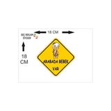 Seç Arabada Bebek Var Çakmaktaş Sticker 1 Adet