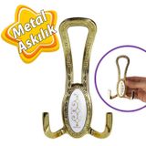Sec Portmanto Altin Gold Aski Vestiyer Duvar Askisi Askilik Metal Dolap Elbise Askiligi