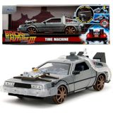 Sec Toys 1:24 Back To The Future Geleceğe Dönüş 3 Işıklı Time Machine Zaman Makinesi Die - Cast Metal Araba
