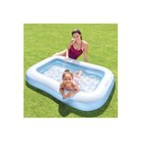 Sec Toys 166X100X25 Cm Şişme Yumuşak Tabanlı Dikdörtgen Boğumlu Şime Su Havuzu Oyun Havuzu