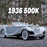 Sec Toys Mercedes Benz Araba Mercedes Benz 500K Metal Klasik İngiltere Araba Koleksiyon Diecast Arabalar
