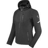 Seca Softshell District Kadın Motosiklet Ceketi Siyah