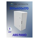 SECAVISION 300X400X170 OPAK KAPAKLI ABS PANO - ELEKTRİK DAĞITIM PANOSU- IP65/IK10