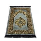 Seccade Namazlık - Tafta Kumaş, Saçaklı, İnce ve Hafif, 65x112 cm (Gri)