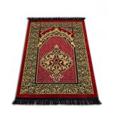 Seccade Namazlık - Tafta Kumaş, Saçaklı, İnce ve Hafif, 65x112 cm (Kırmızı)