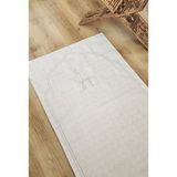Seccade Naturel Düz Ham Keten Yumuşak Iç Dolgulu 70X115 Sade Ç3 - Bej