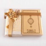 Seccade + Tesbih + Kuran Hediye Seti (hafız Boy, Gold)