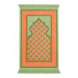 Seccade Yeşil Renk 67x110 cm Floral Desenli