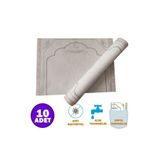 SecdeBant Perisfer Yıkanabilir Tek Kullanımlık Seccade Kumaş Cep Boy 30x40 Cm 10'lu Rulo