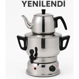 Seçil 70 Bardak Elektrikli Semaver 6 Lt Çelik Yapı (Inşaat- Ofis Uyumlu)BeğenmezsenİadeGarantili -Güzel Bir Çay Zamanı - İnox