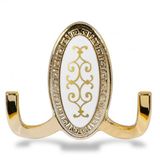 Seçil Vestiyer Duvar Askısı Dolap Elbise Askılığı Gold Metal Askı