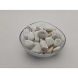 Seçilir Dekoratif Beyaz Renkte Orta (10-25 mm) Çakıl Taşı 350 Gr