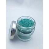 Seçilir Pastel Yeşili Renginde Toz Sim 40 cc Kavanozda + 25 gr