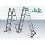 Seçkin 4X5 20 Basamaklı 5.70M Akrobat Merdiven