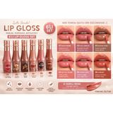 Seçkin 6’lı Lip Gloss Set Dudak Parlatıcısı Nemlendirici Kalıcı Nude Renkli Dudak Parlatıcı Seti