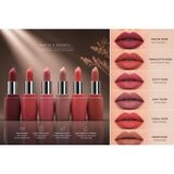 Seçkin 6’lı Ultra Matte Nude Ruj Seti – Mauve Wine, Terracotta Nude, Dusty Rose, Soft Taupe, Coral Nude & Warm Nude Kalıcı Dudak Ruj Paketi