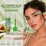 Seçkin Avokado Özlü Şeffaf Jel Kirpik Bazı & Kaş Sabitleyici (2’si 1 Arada)