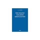 Seçkin Fikri Mülkiyet Haklarının Koruma Kuvveti Doç. Dr. Cahit Suluk 1. Baskı, Eylül 2025 - yok - Beyaz