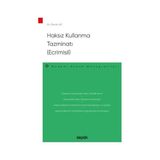 Seçkin Haksız Kullanma Tazminatı (Ecrimisil) - Medeni Hukuk Monografileri Burak Ak 2021/03 - yok - Beyaz