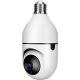 Seçkin Hediyelik Gece Görüşlü 360 Derece LED Işık 1080P Wifi Kamera Kablosuz Panoramik Ev Güvenlik Balıkgözü Ampul Lamba Ip Kamera - Beyaz