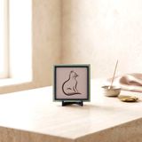 Seçkin Kedi Tasarımlı Premium Dekoratif Obje 10x10 cm | Estetik ve sükunetin modern buluşması, koleksiyonluk nitelikte butik parça